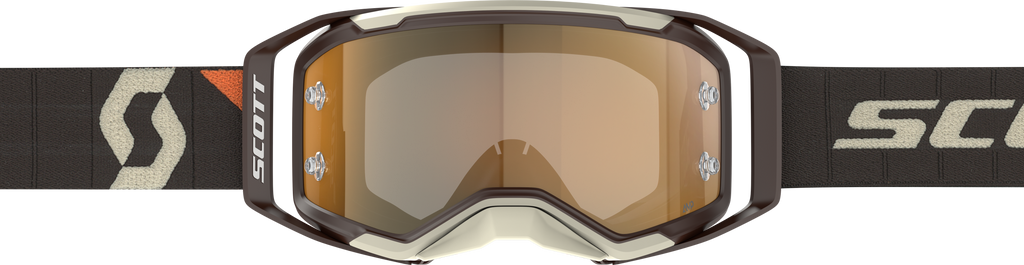 Prospect 2.0 Amp Goggle Dp Brn/Bge Amp Gld Chrm Work