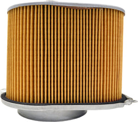EMGO air filter for motorcycle or vehicle, showing the rectangular filter element with pleated design for engine airflow filtration.