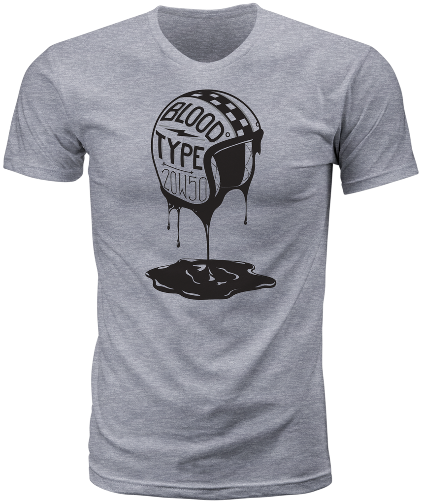 Blood Type Tee Heather 3x