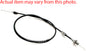 Black Vinyl Throttle Push Pull Cable Set