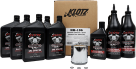 Premium Harley Davidson 4qt Synthetic Oil Change Kit