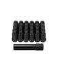 12mmx1.50 Lock Style Lug 20/Pk Lock Style Lug Nuts Blk
