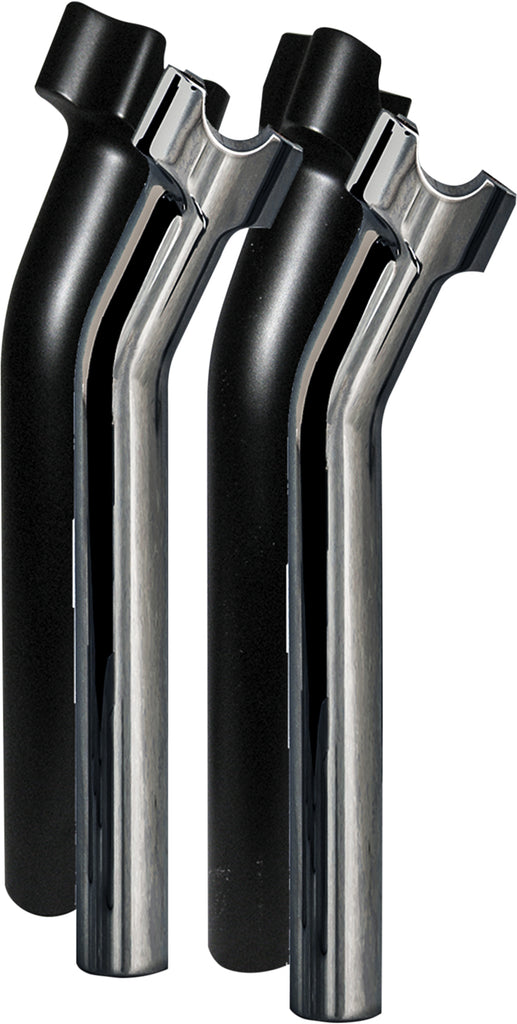 Chubby 9.5" Pullback Risers Black