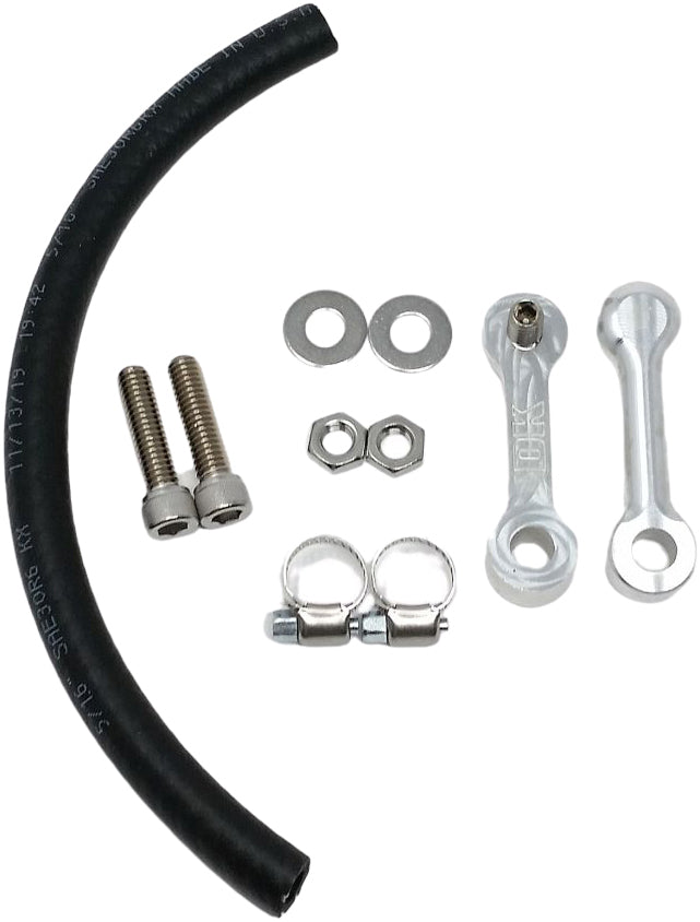 Billet Tank Lift Kit 3" `99 Up Touring Machine Finish