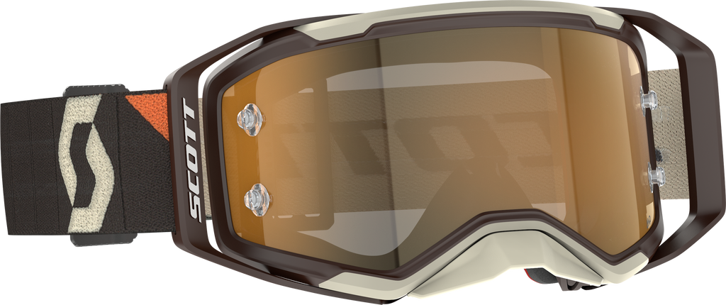 Prospect 2.0 Amp Goggle Dp Brn/Bge Amp Gld Chrm Work