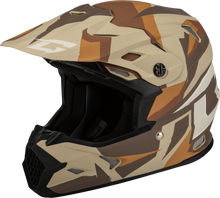 Load image into Gallery viewer, Mx 96 Splinter Helmet Matte Brown/Tan/White  Xs