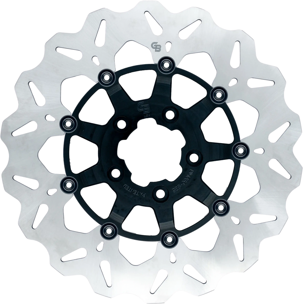 Rotor 11.8" Floating Wave Rr Black