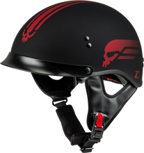 Load image into Gallery viewer, Hh 65 Retribution Helmet W/Peak Matte Black/Red Lg