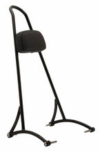 Load image into Gallery viewer, Tall Sissy Bar W/ Pad Black Dyna 06 17
