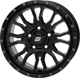 Fusion Wheel 15x7 5+2 5/4.5 Gloss Black