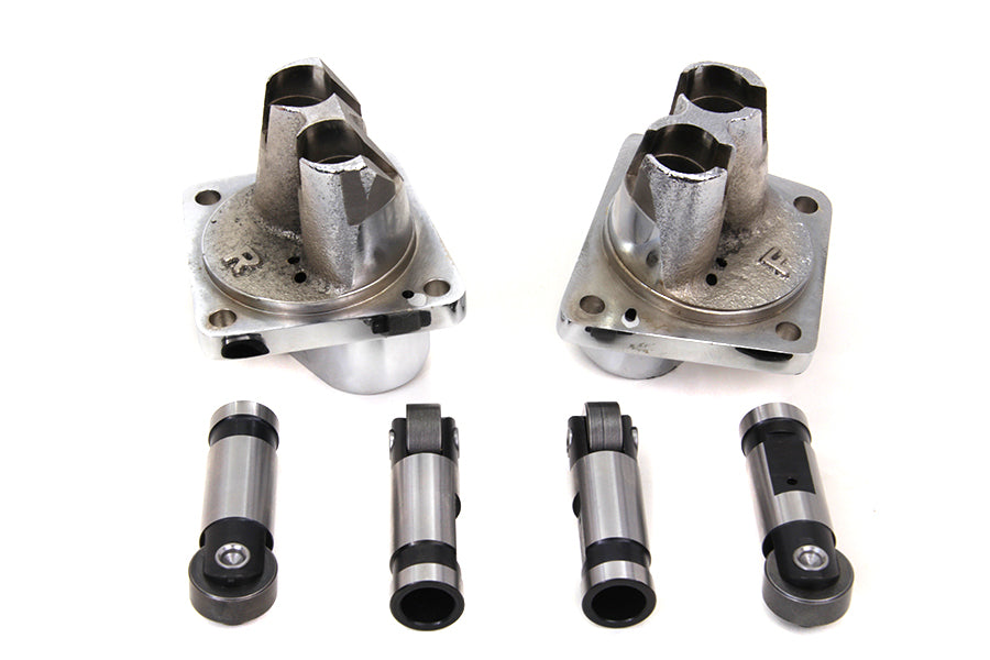Hydraulic Tappet Block and Lifter Kit Chrome