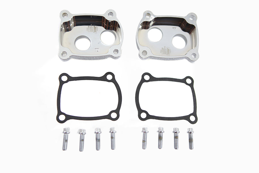 Jims M8 Low Profile Billet Tappet Block Kit Chrome