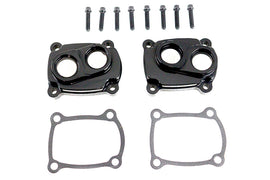 Jims M8 Low Profile Billet Tappet Block Kit Black Anodize
