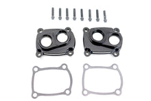 Load image into Gallery viewer, Jims M8 Low Profile Billet Tappet Block Kit Black Anodize