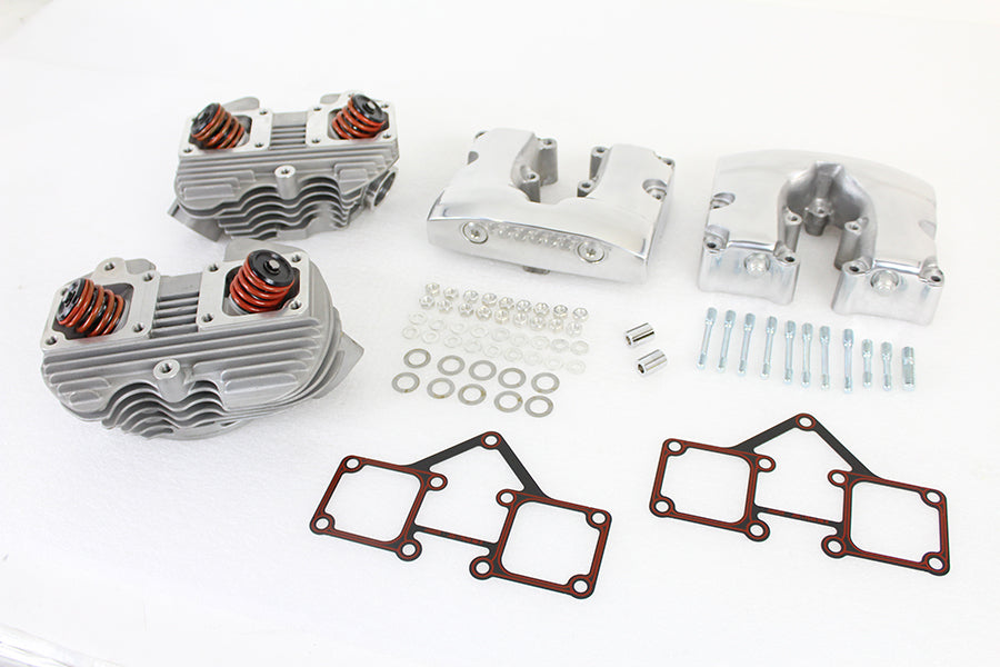 Cylinder Head Set with Polished Rocker Box