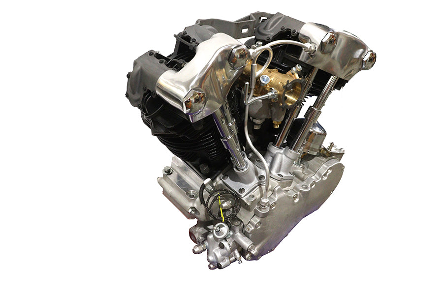Replica 74 inch Knucklehead Long Block with Polished Rocker