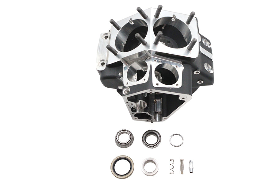 Shovelhead Ultima Engine Case Set Black