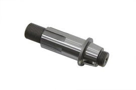 Jims engine sprocket shaft, durable metal component with gear teeth, used in motorcycle or engine drive systems.