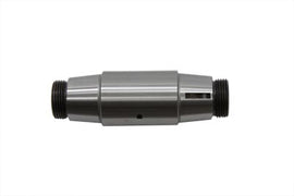 Jims 1-Hole Crank Pin for engine, close-up of metal crank pin part with bolt hole, black finish, durable automotive component.