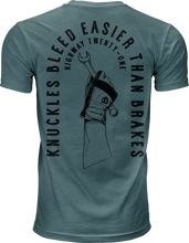 Load image into Gallery viewer, Knuckles Tee Indigo 4x