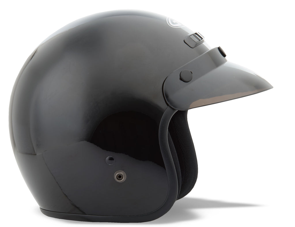 Gm 2 Open Face Helmet Black 3x