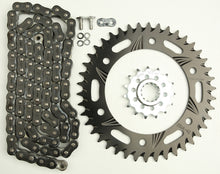 Load image into Gallery viewer, Sprocket/Chain Kit Stl/Alu 15/42t Blk Rx3 520 106l Blk