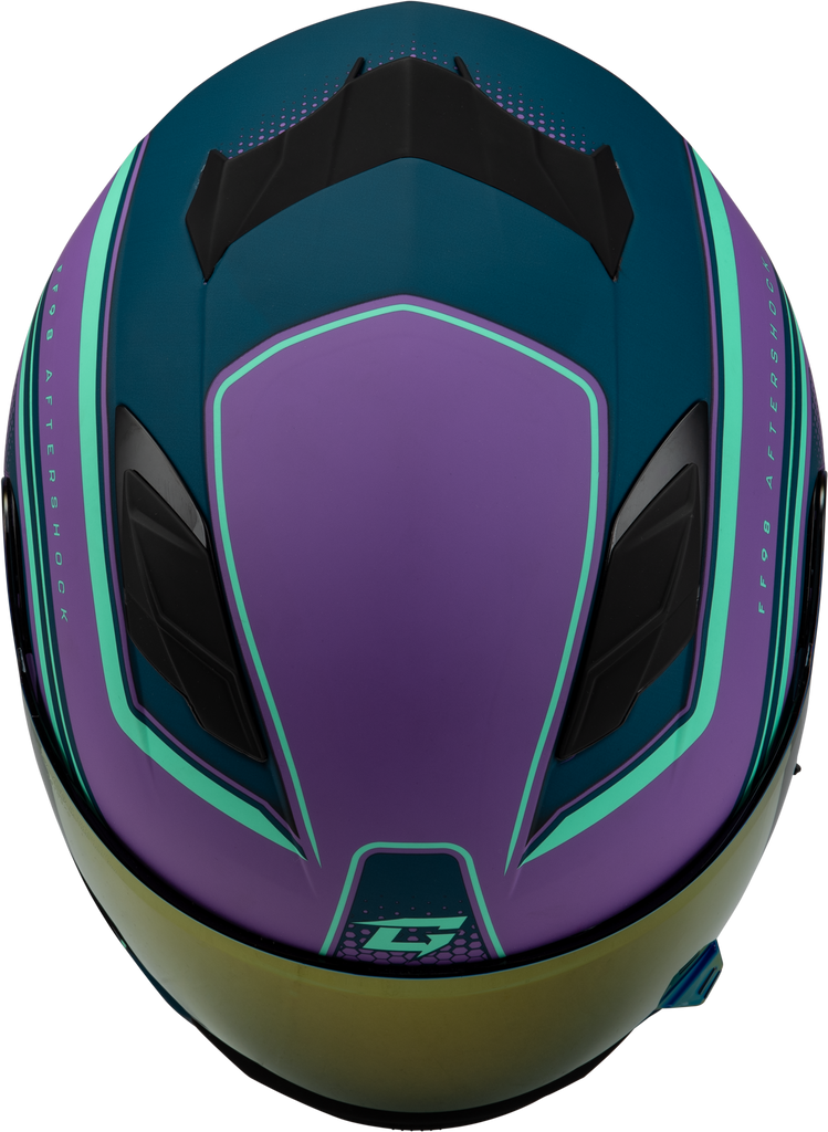 Ff 98 Aftershock Helmet Matte Purple/Blue Xl