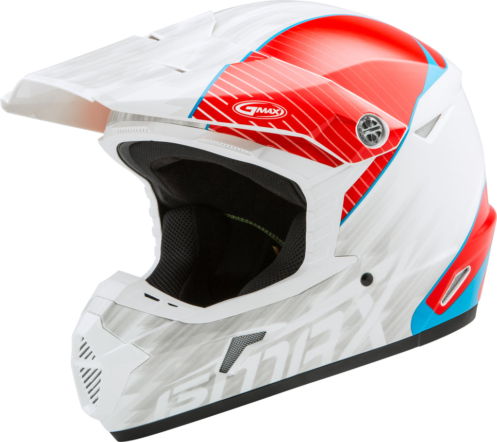 Mx 46 Off Road Colfax Helmet White/Red/Blue Sm