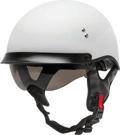 Hh 65 Half Helmet Full Dressed Matte White Xs