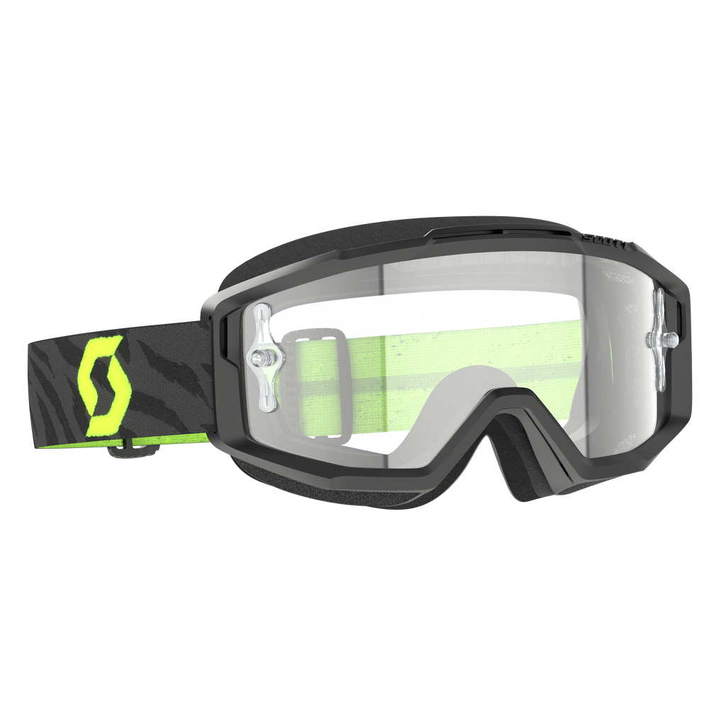 Split Otg Goggle Zebra Blk/Ne Ylw Clear Wrk