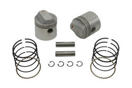 MotorShop 1000cc engine piston set in standard size, showing detailed pistons and rings for automotive engine repair.