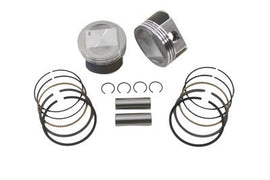 Eastern Parts 95 inch Big Bore Twin Cam Piston Kit for engine, showing the standard size pistons and engine components.