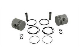 Eastern Parts 3-5/16 inch side valve piston set with .010 oversize, showing pistons and components for engine repair.