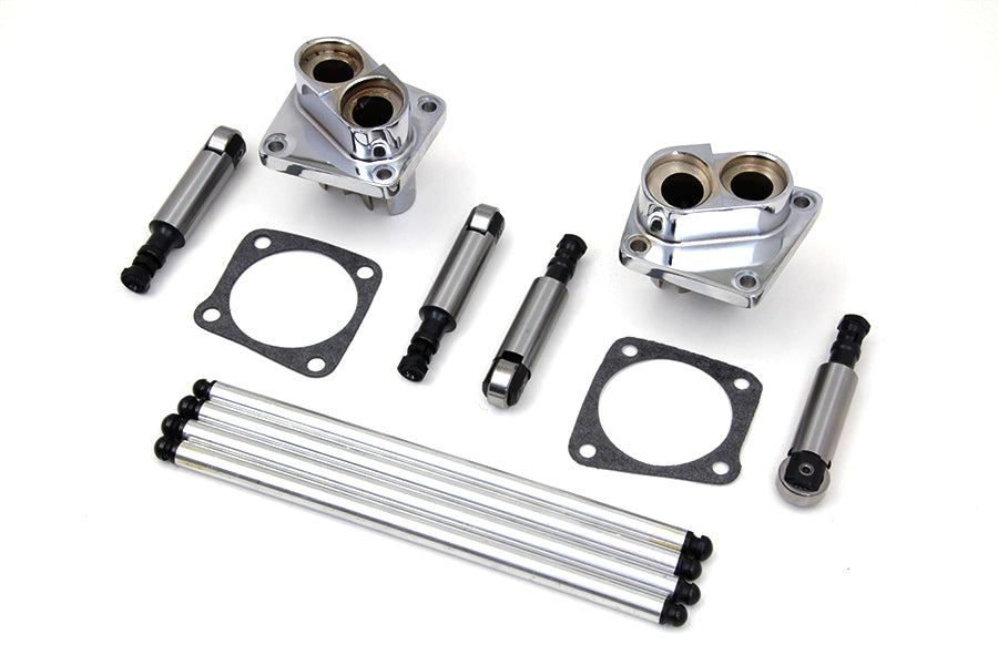 Solid Tappet Kit Chrome Finish