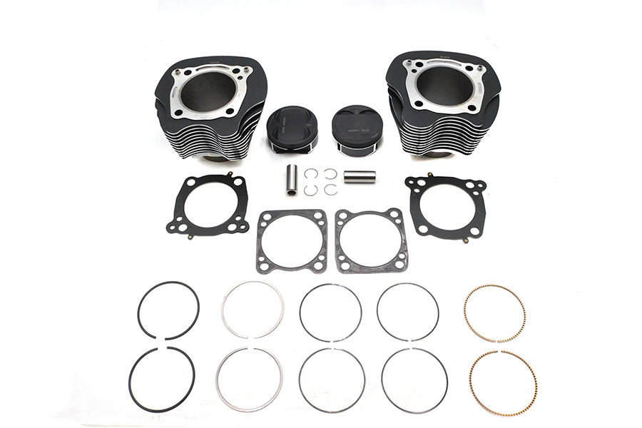 M8 128 inch Big Bore Bolt On Cylinder Kit Black