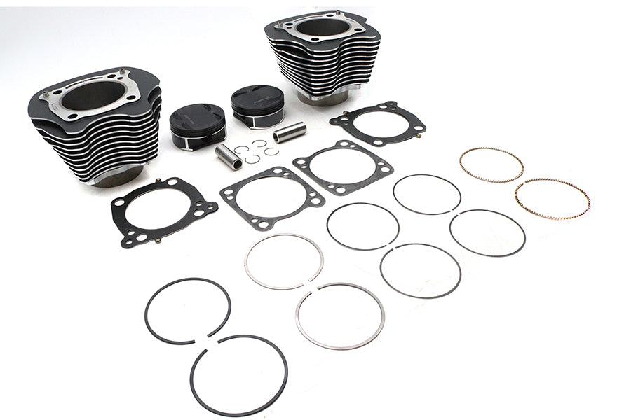 M8 128 inch Big Bore Bolt On Cylinder Kit Black