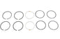 80 inch Shovelhead Piston Ring Set .010 Oversize