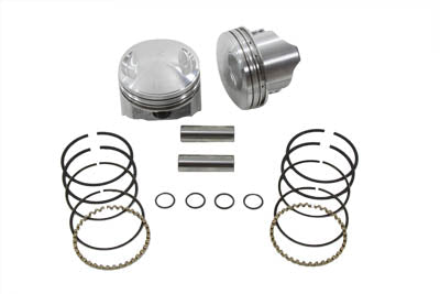 80 inch FLH-FX Piston Set .010 Oversize