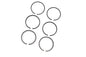 45 inch Piston Ring .040 Cast Iron