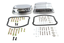 Load image into Gallery viewer, Panhead Evolution Rocker Box Set Chrome