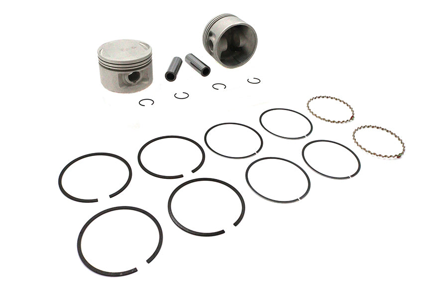 Replica 1200cc 3-1/2 inch Piston Set Standard Size