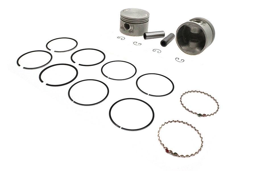 Replica 1200cc 3-1/2 inch Piston Set .005 Oversize