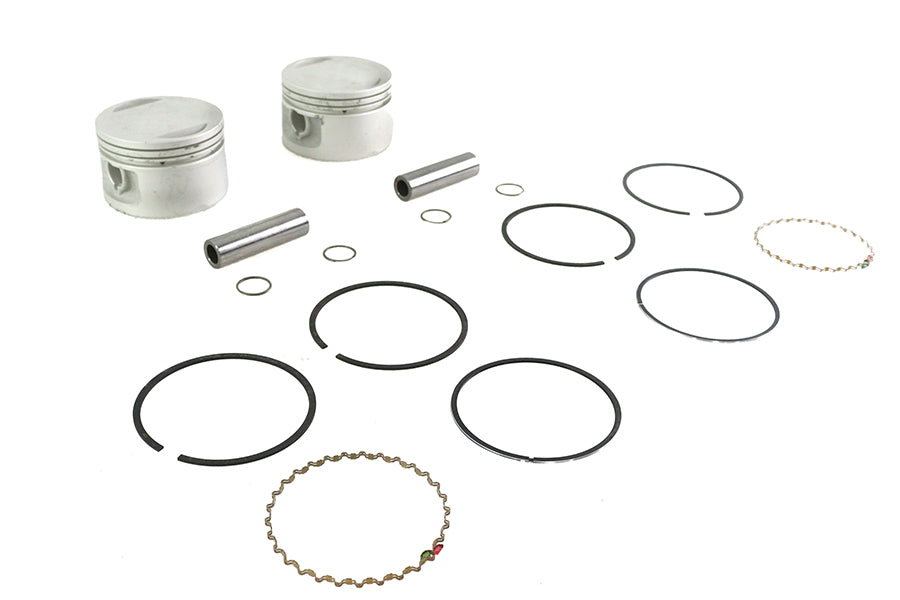 Replica 1200cc 3-1/2 inch Piston Set .030 Oversize