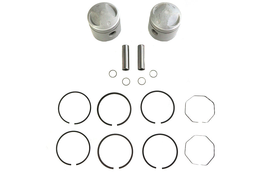 Replica 74 inch Overhead Valve 3-7/16 inch Piston Set .060 O