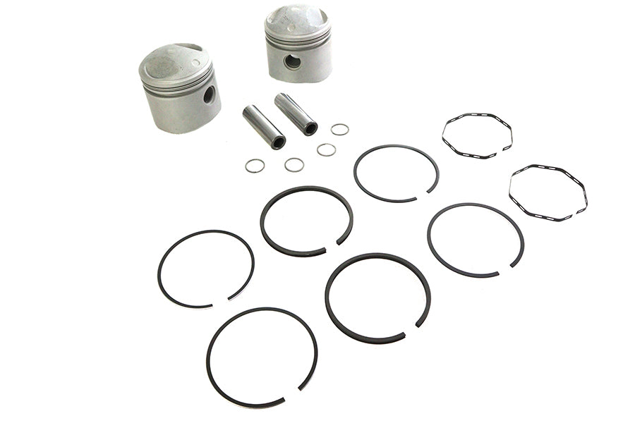 Replica 74 inch Overhead Valve 3-7/16 inch Piston Set .060 O
