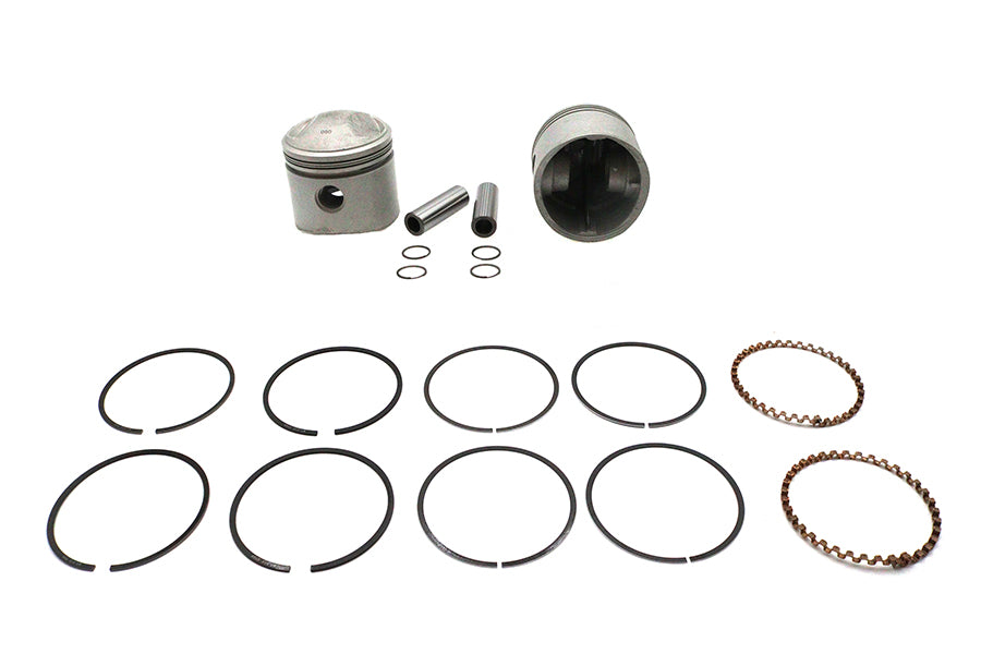 74 inch Overhead Valve 3-7/16 inch Piston Set Standard Size