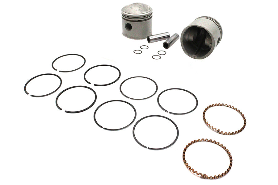 74 inch Overhead Valve 3-7/16 inch Piston Set Standard Size