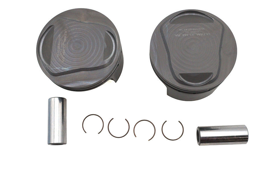 107 inch Ultima 4 inch Bore Piston Set .030 Oversize