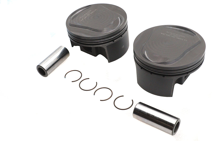 107 inch Ultima 4 inch Bore Piston Set .030 Oversize