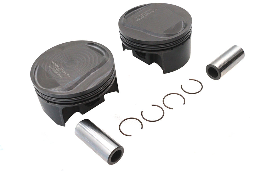 107 inch Ultima 4 inch Bore Piston Set .030 Oversize